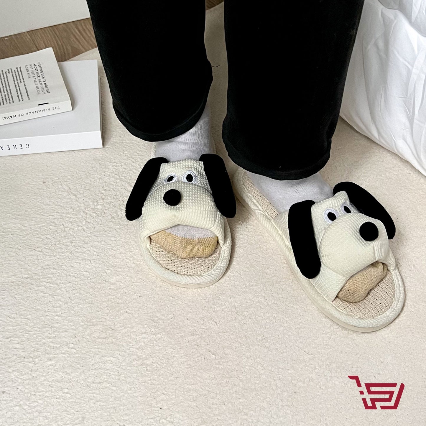 سليبر فرو منزلي بشكل كلب