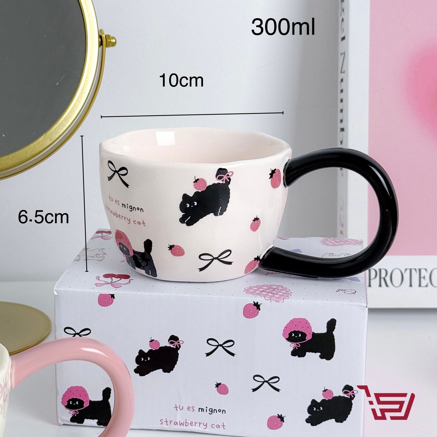 كوب سيراميك القطط