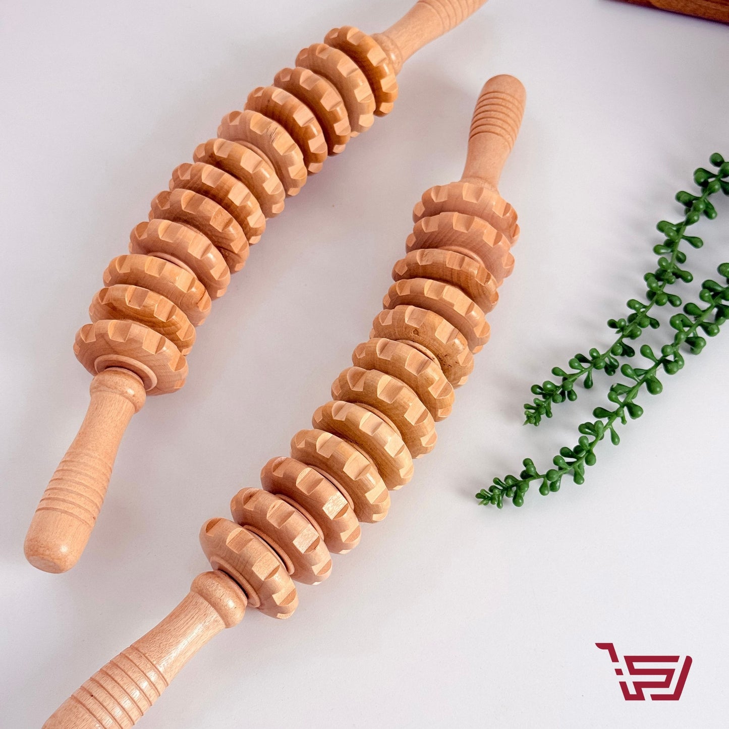 عصا تدليلك الجسم الخشبية