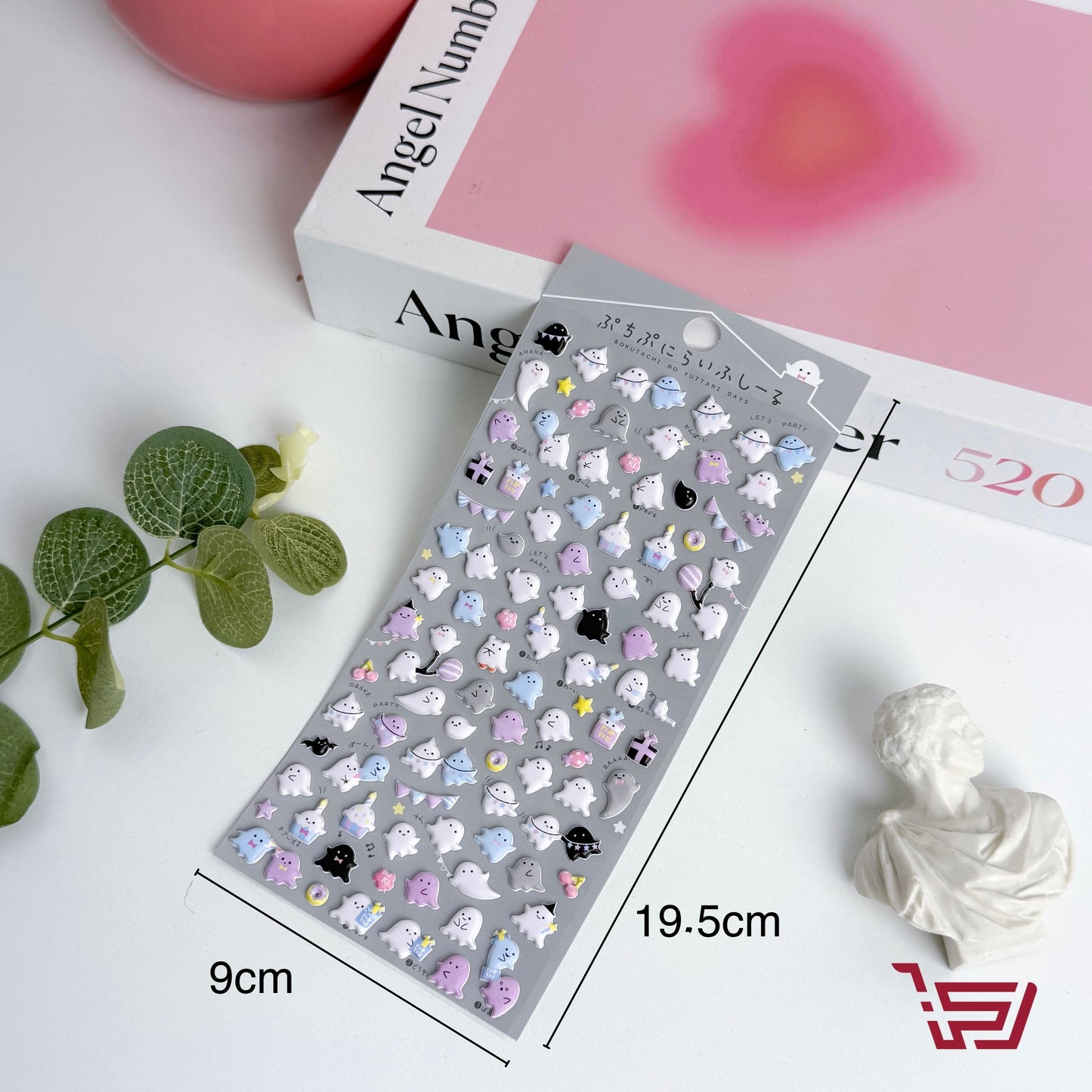 شيت ملصقات بأشكال متعددة