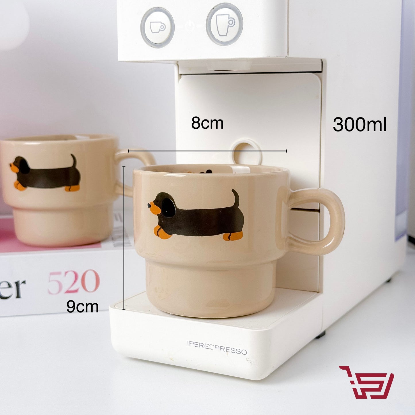 كوب سيراميك Dachshund Dog