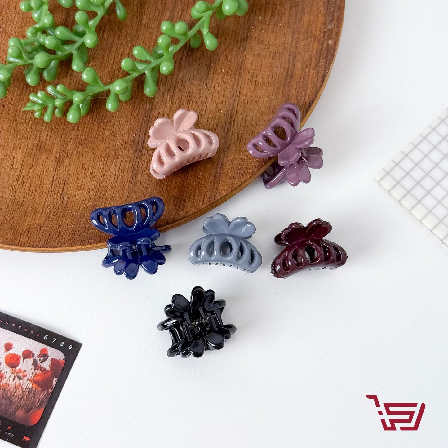 سيت قراصات شعرصغيرة ponytail