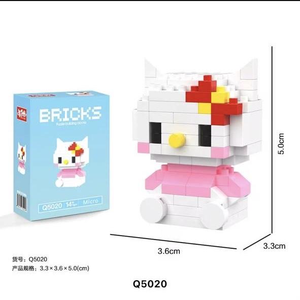 ليغو مكعبات بناء شخصيات هيلو كيتي صغير