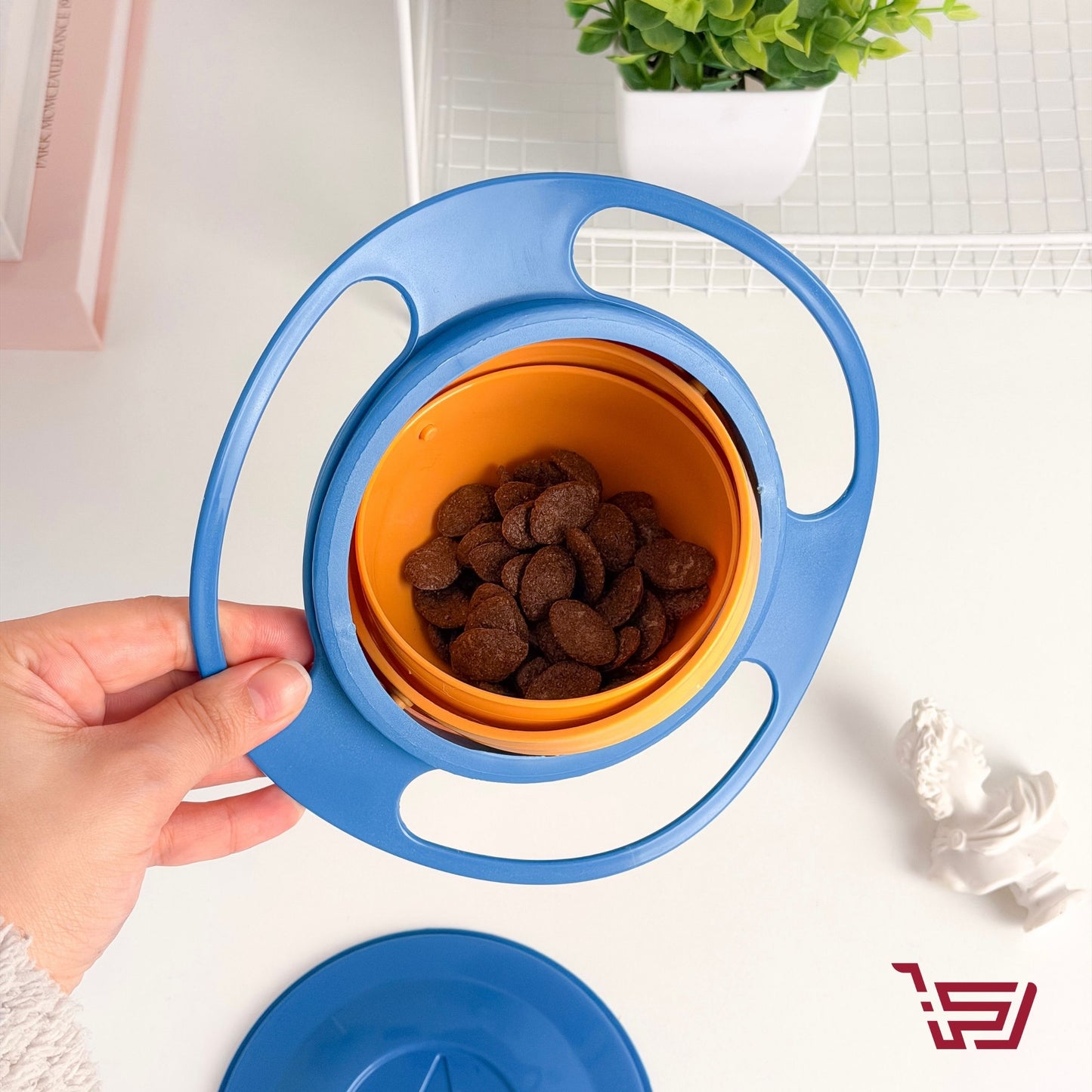 وعاء طعام اطفال دوار