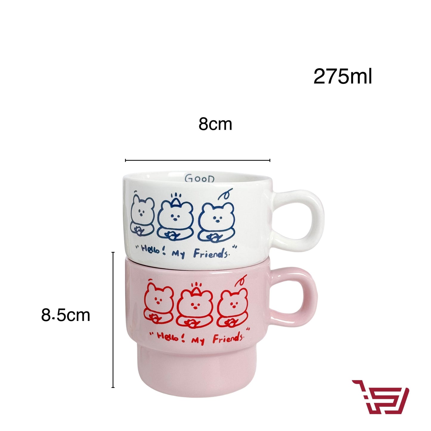 كوب سيراميك القطط