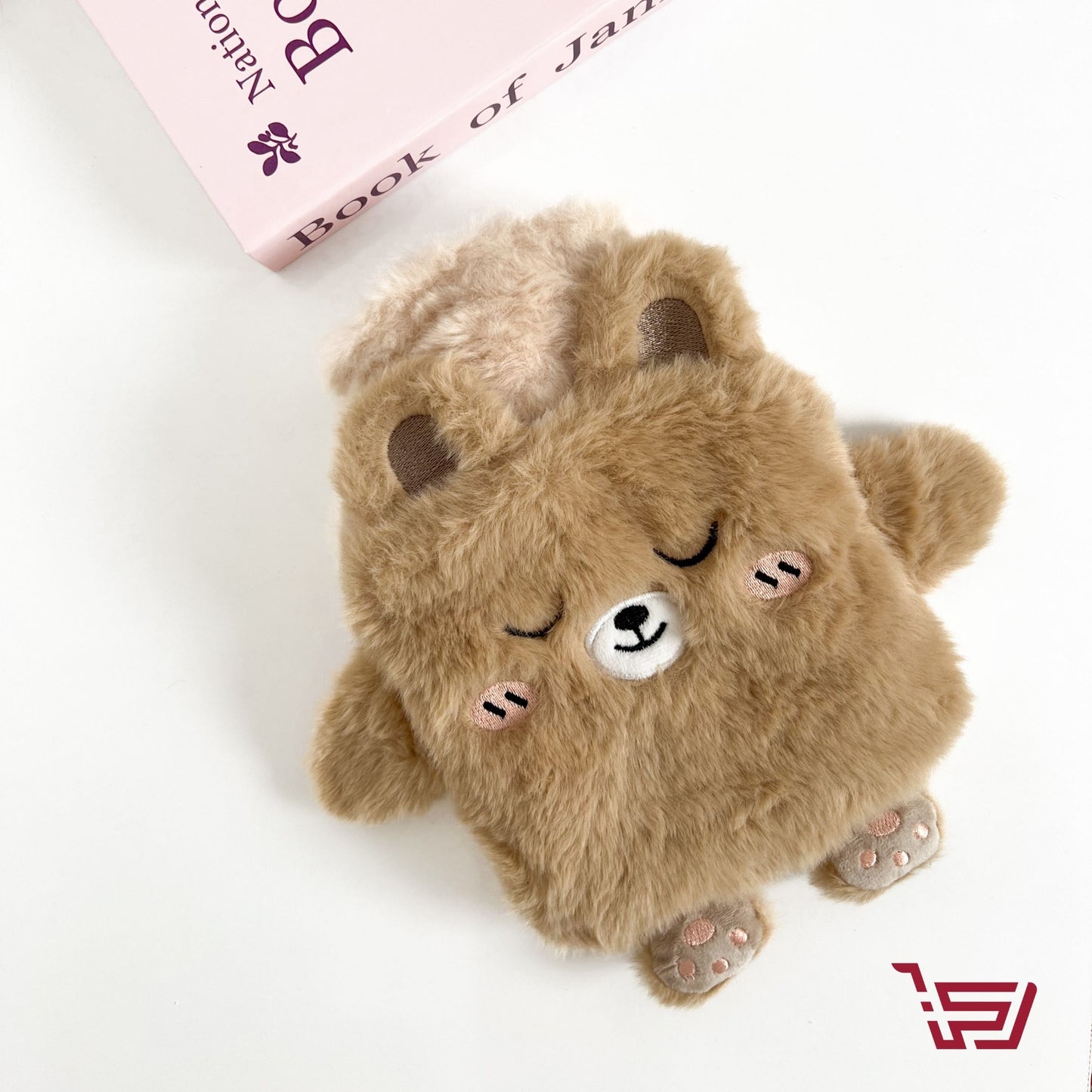 كيس ماء ساخن محشو بشكل دب