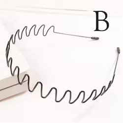 طوق شعر حديد مموج