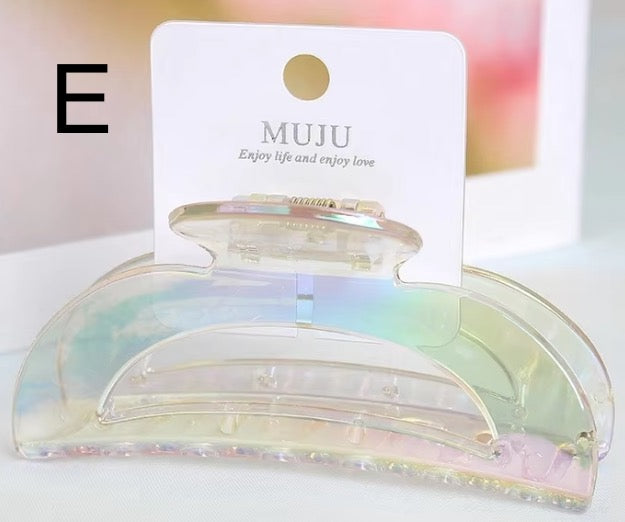 قراصة شعر شفافة اكريلك