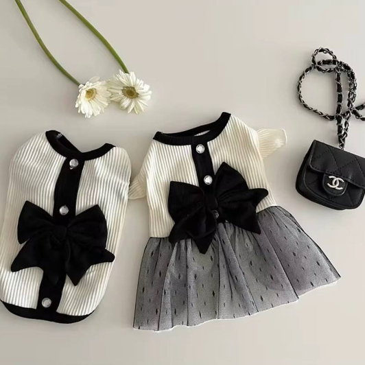 فستان قطط فيونكة