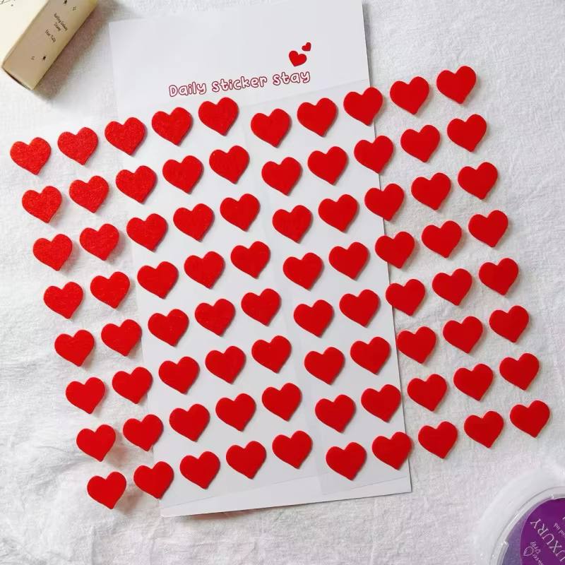 سيت ملصقات قلوب صغيرة