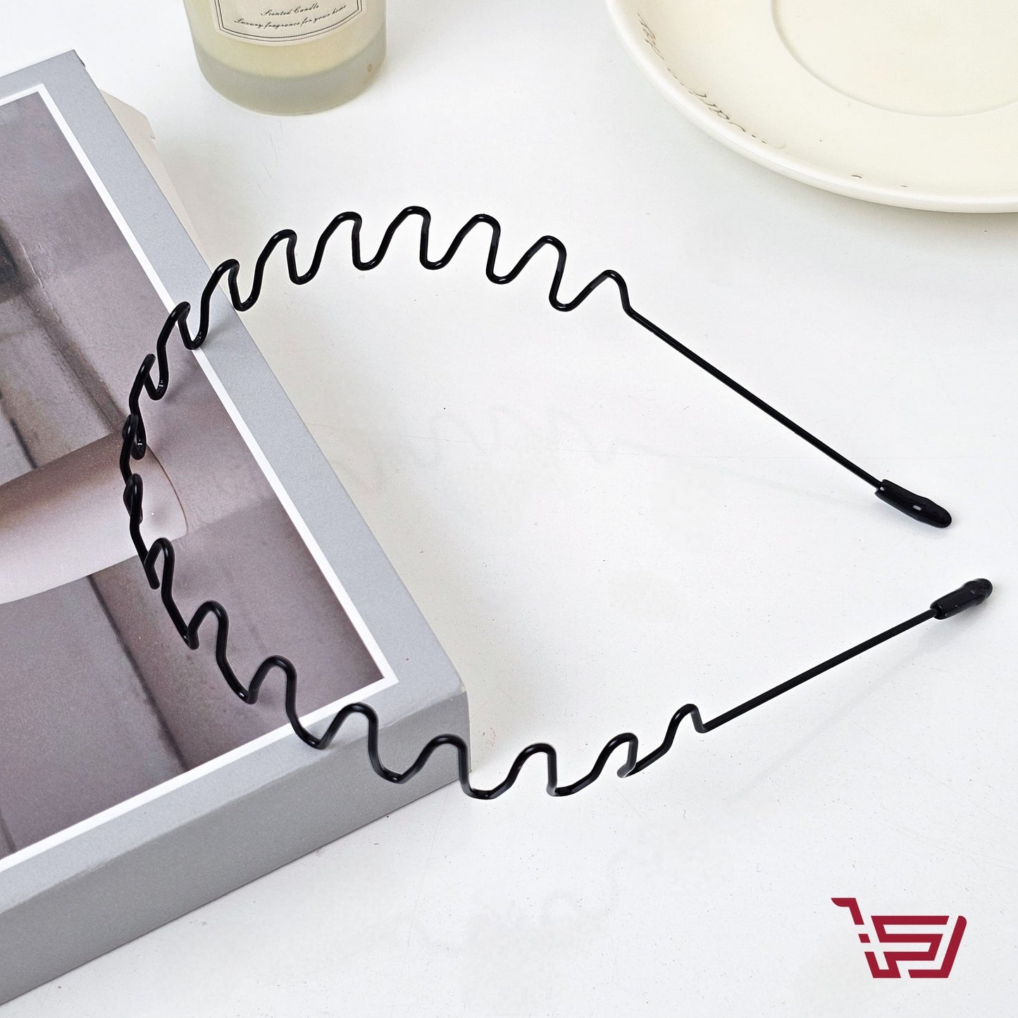 طوق شعر حديد مموج