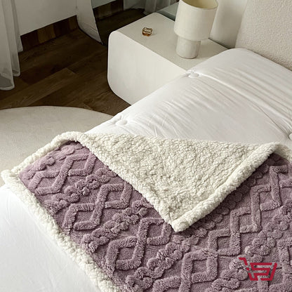 فرشة فرو ناعمة بوجهين للاطفال