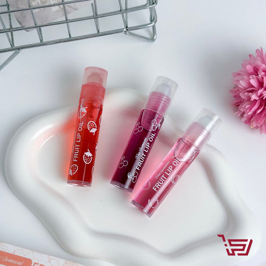 زيت للشفاه بنكهات الفاكهة
