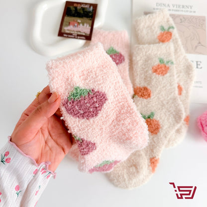 جواريب بطبعات الفاكهة