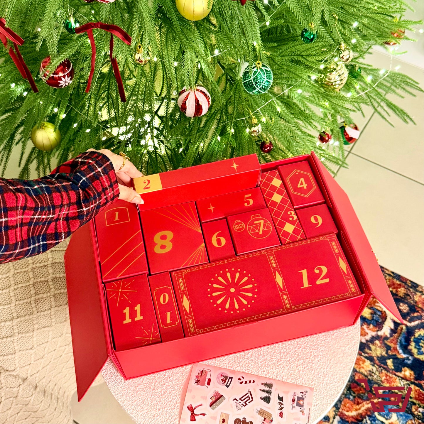 calendar box صندوق هدايا 12 يوم