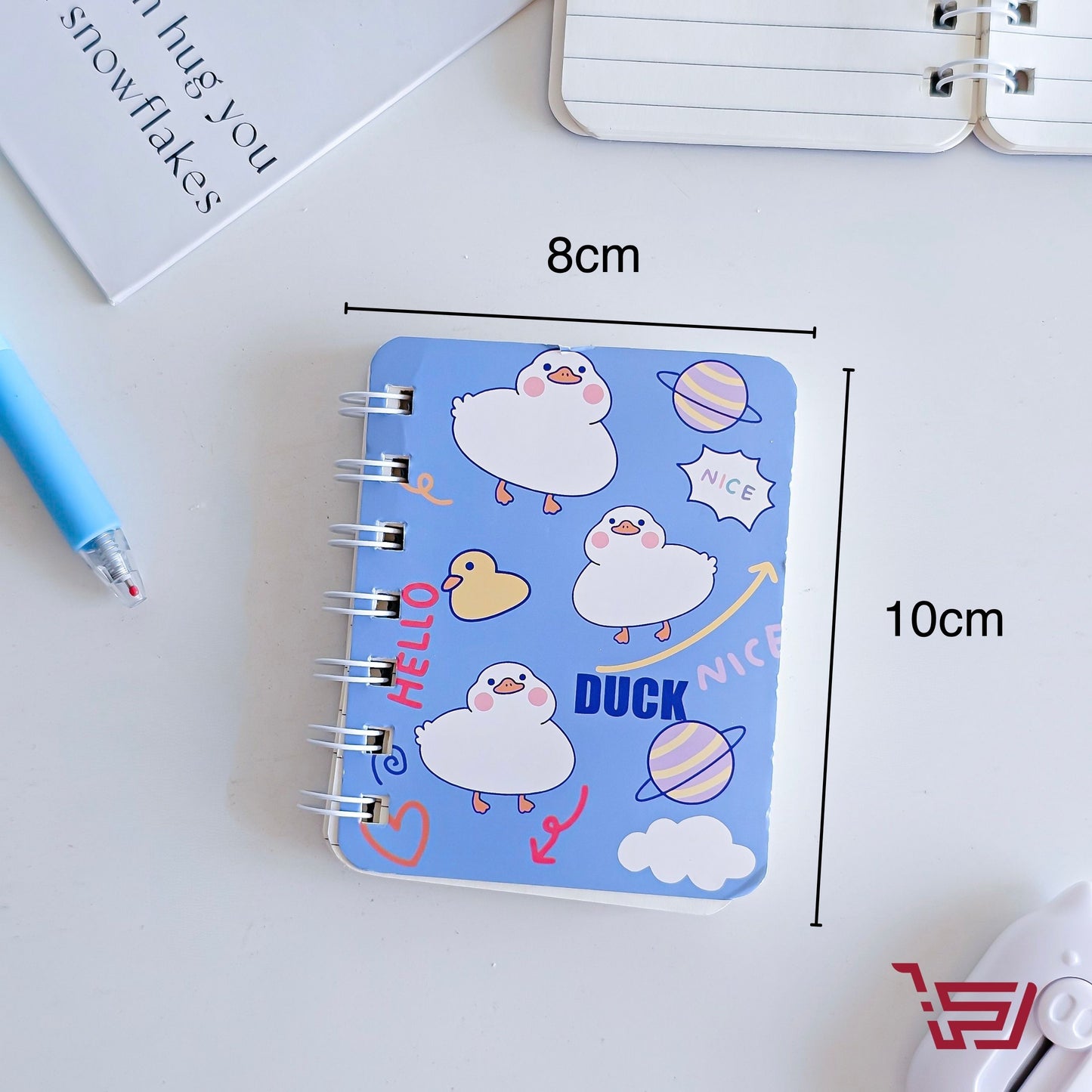 دفتر ملاحظات صغير البطة