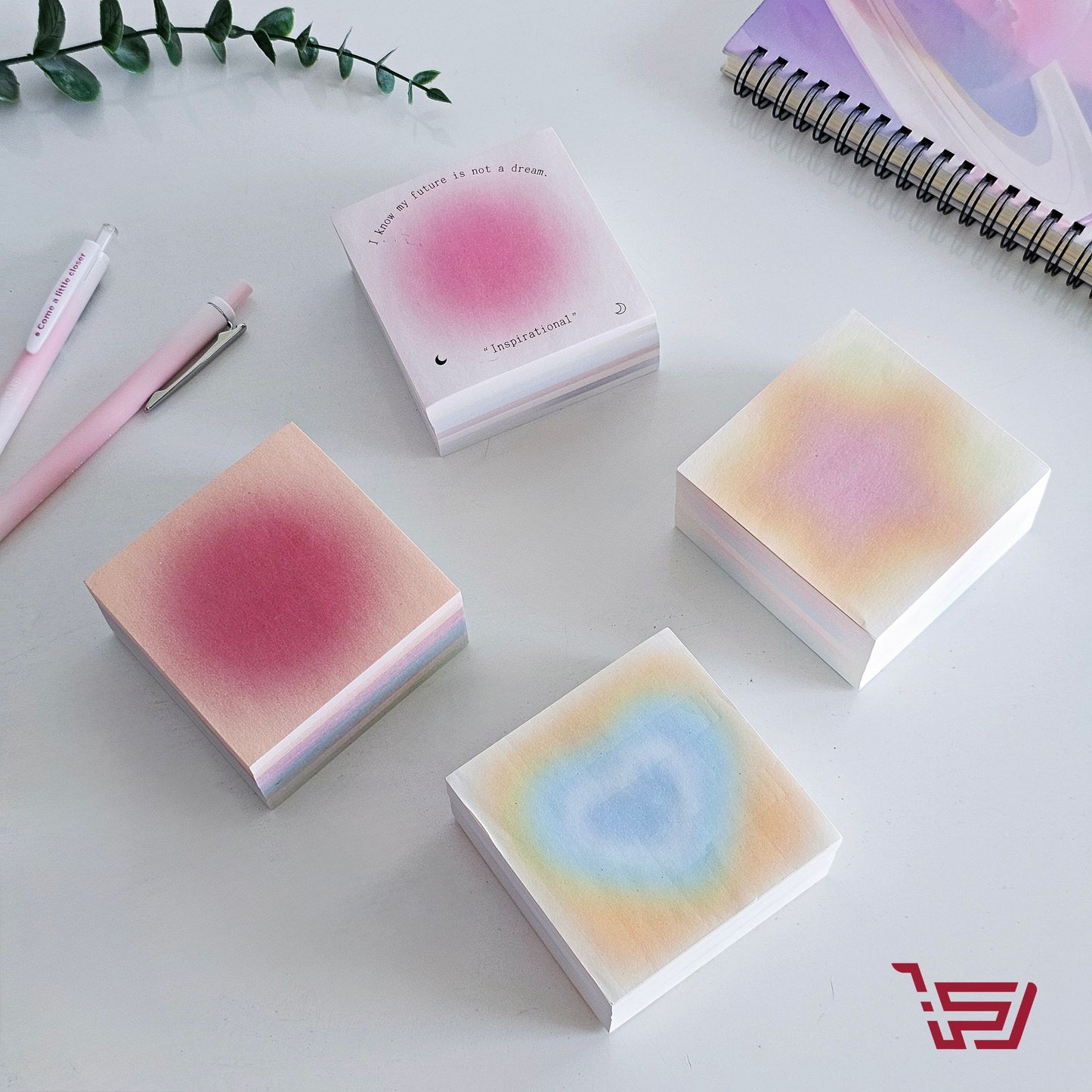 ورق ملاحظات مموج