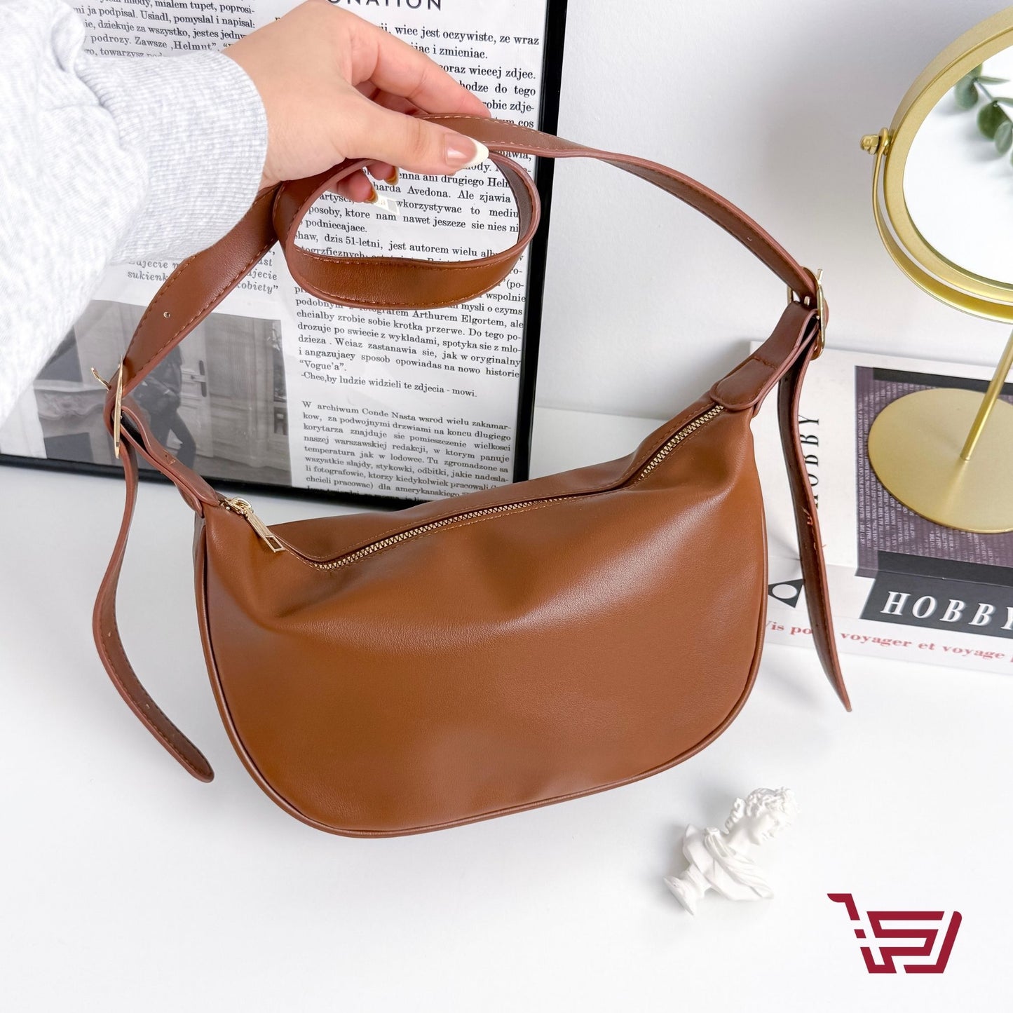 حقيبة يد جلد