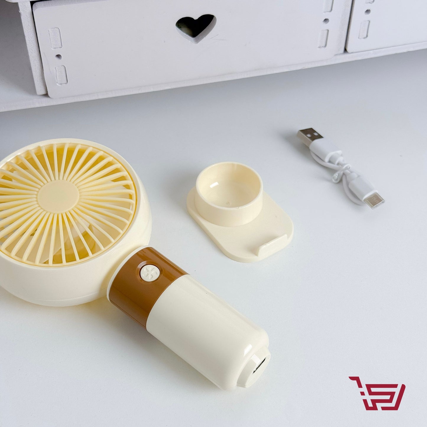 مروحة شحن يدوية صغيرة