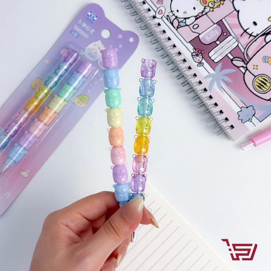 قلم رصاص مع عظمة قابلة للفصل