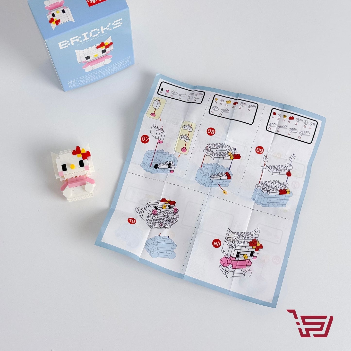 ليغو مكعبات بناء شخصيات كارتونية صغير