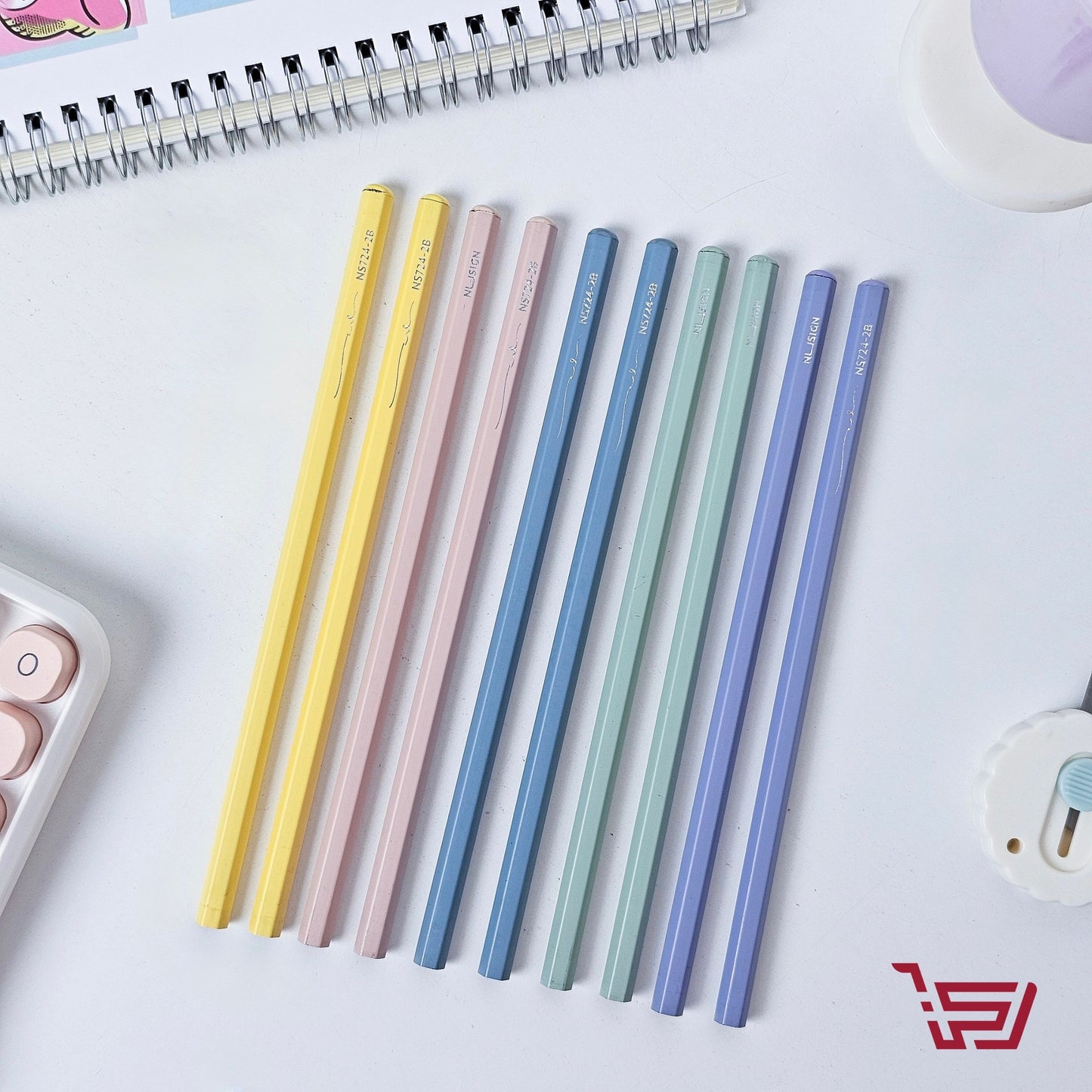 سيت اقلام رصاص ملونة