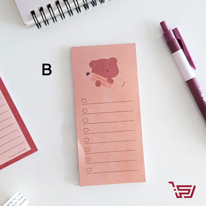 ورق ملاحظات الدب