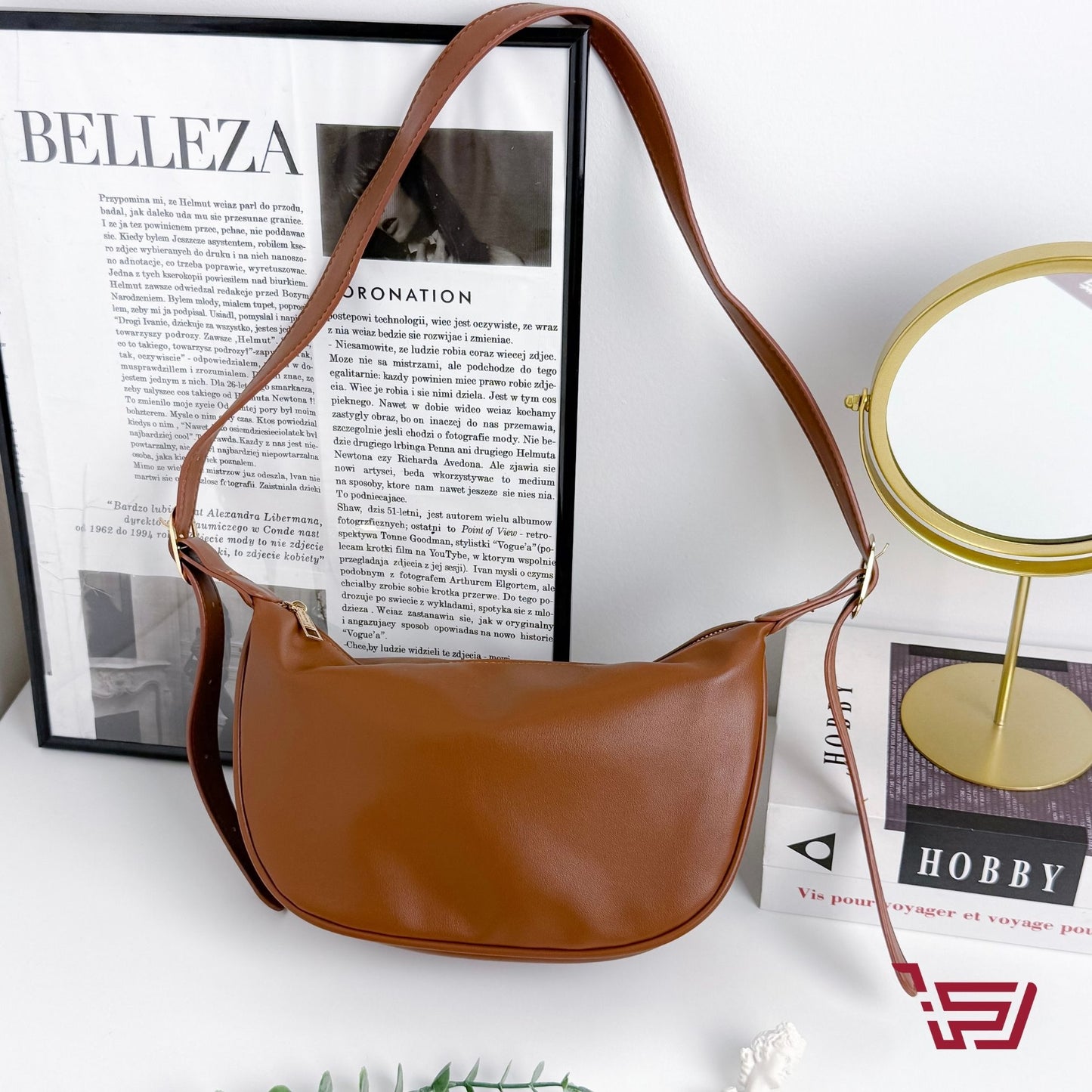 حقيبة يد جلد