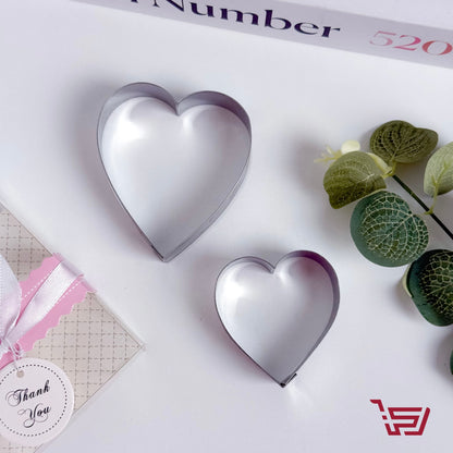 سيت قوالب كيك صغيرة قلوب