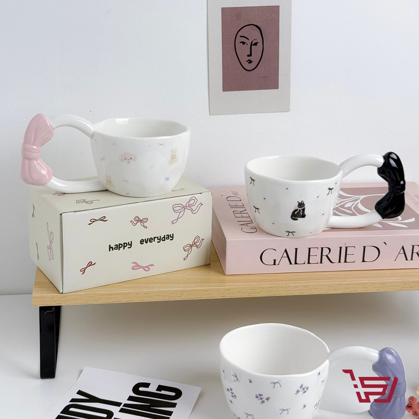 كوب سيراميك الفيونكة كبير