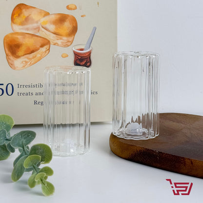 سيت مملحة زجاجية شفافة