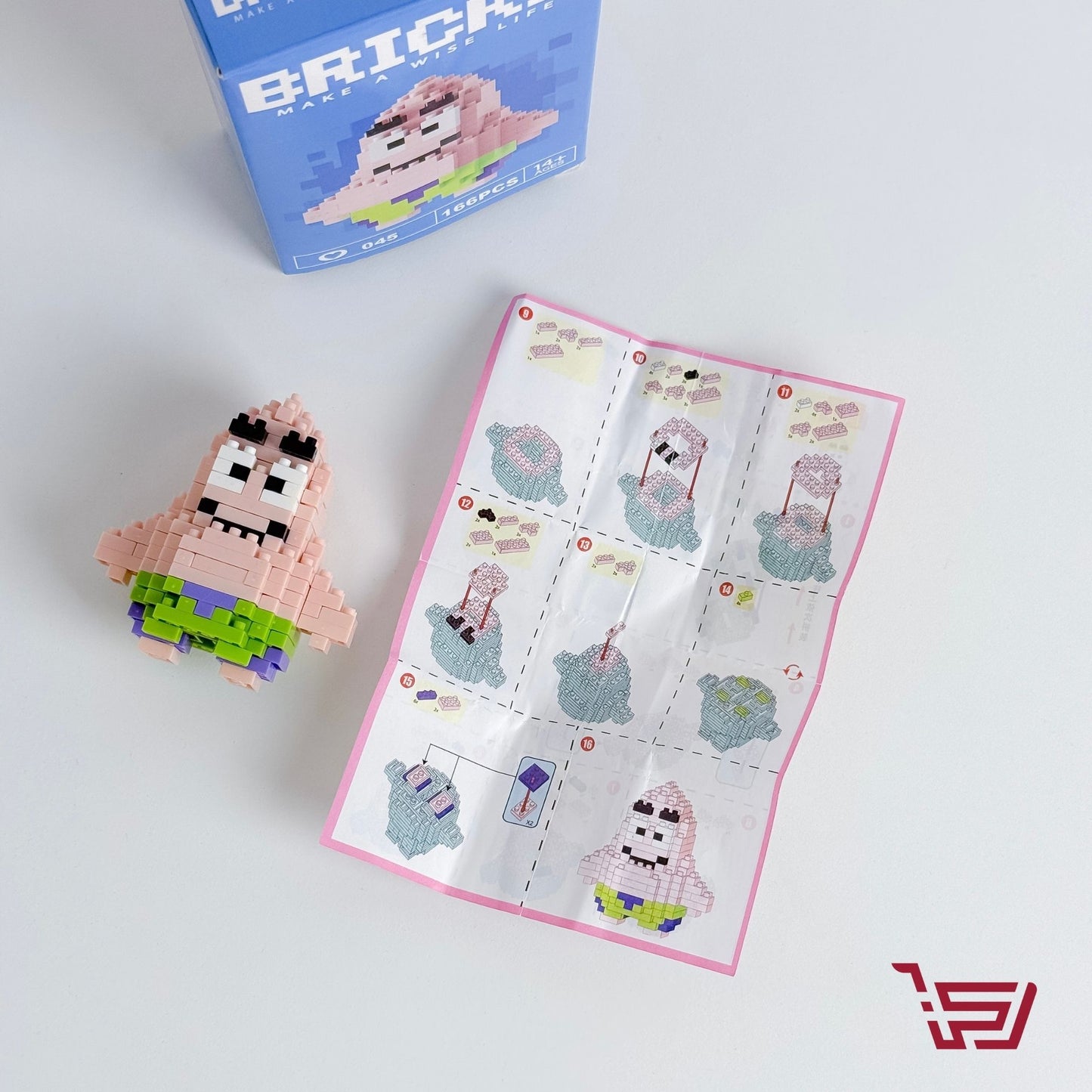 ليغو مكعبات بناء شخصيات كارتونية صغير