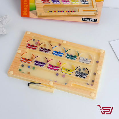 لعبة متاهة الالوان مع قلم مغناطيسي