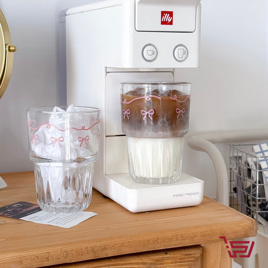 كوب زجاج فيونكة