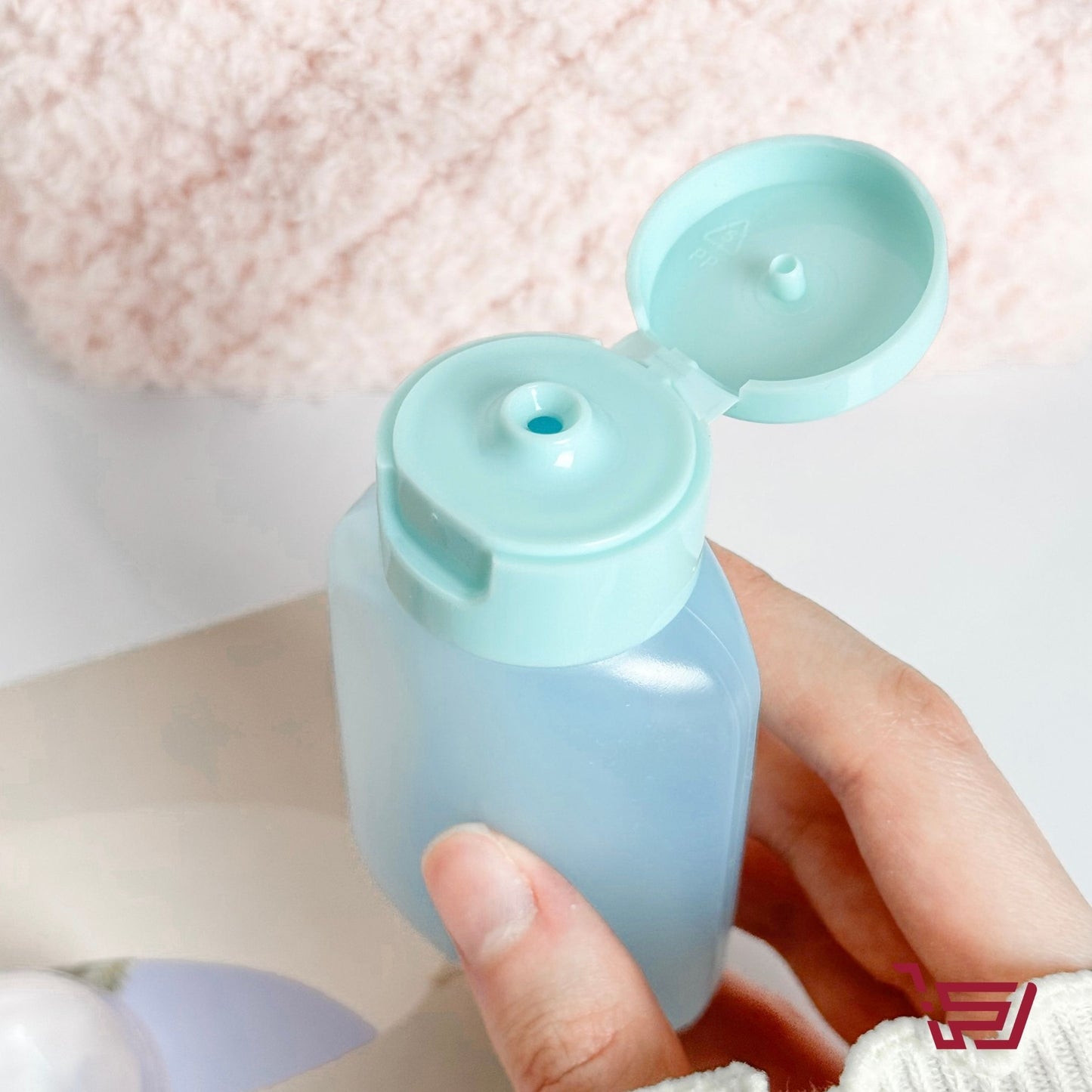 سيت علب بأحجام مختلفة لأعادة التعبئة بلاستك