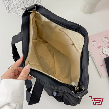 حقيبة كتف بجيوب متعددة مع محفظة