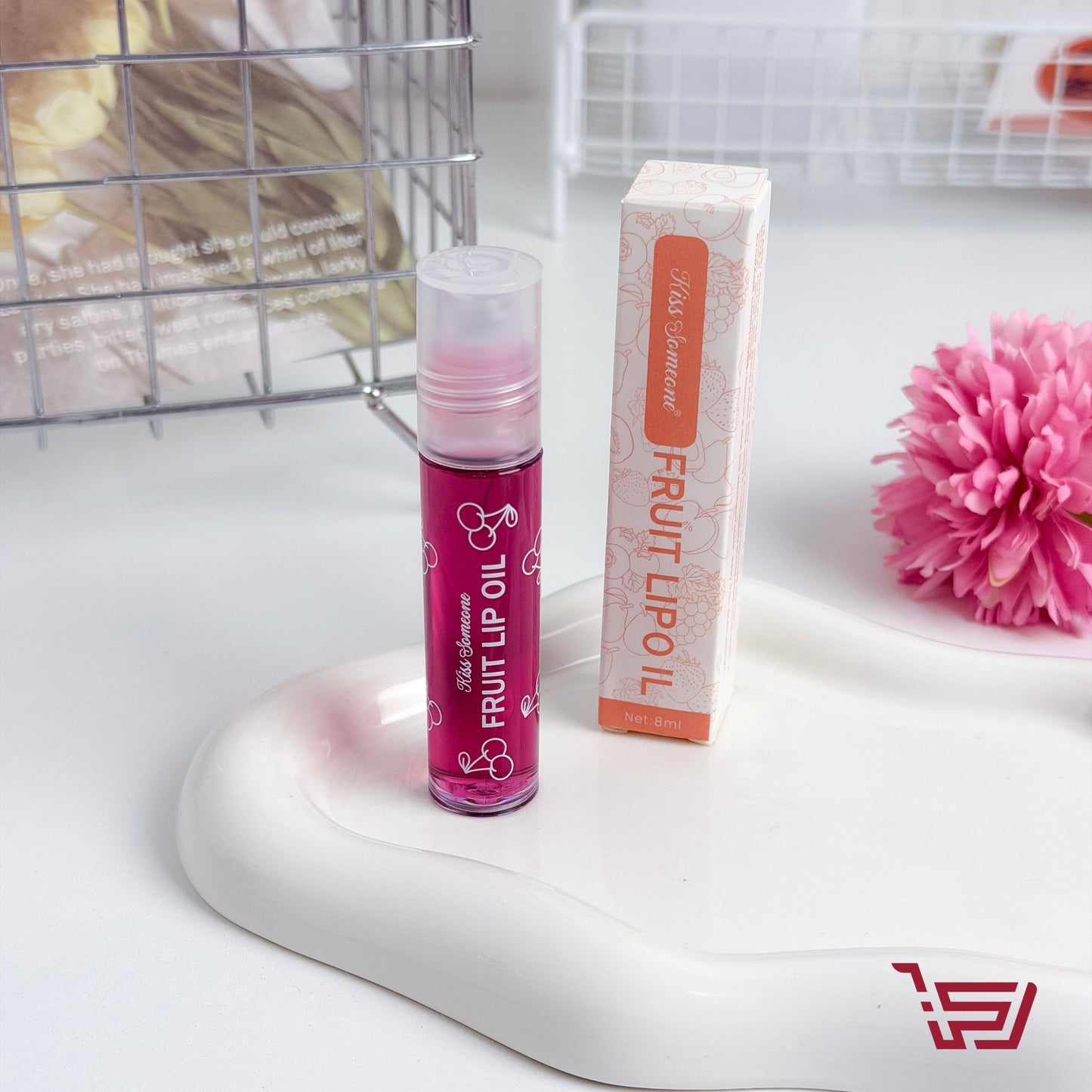 زيت للشفاه بنكهات الفاكهة