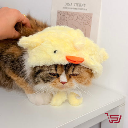 قبعة حيوانات اليفة فرو