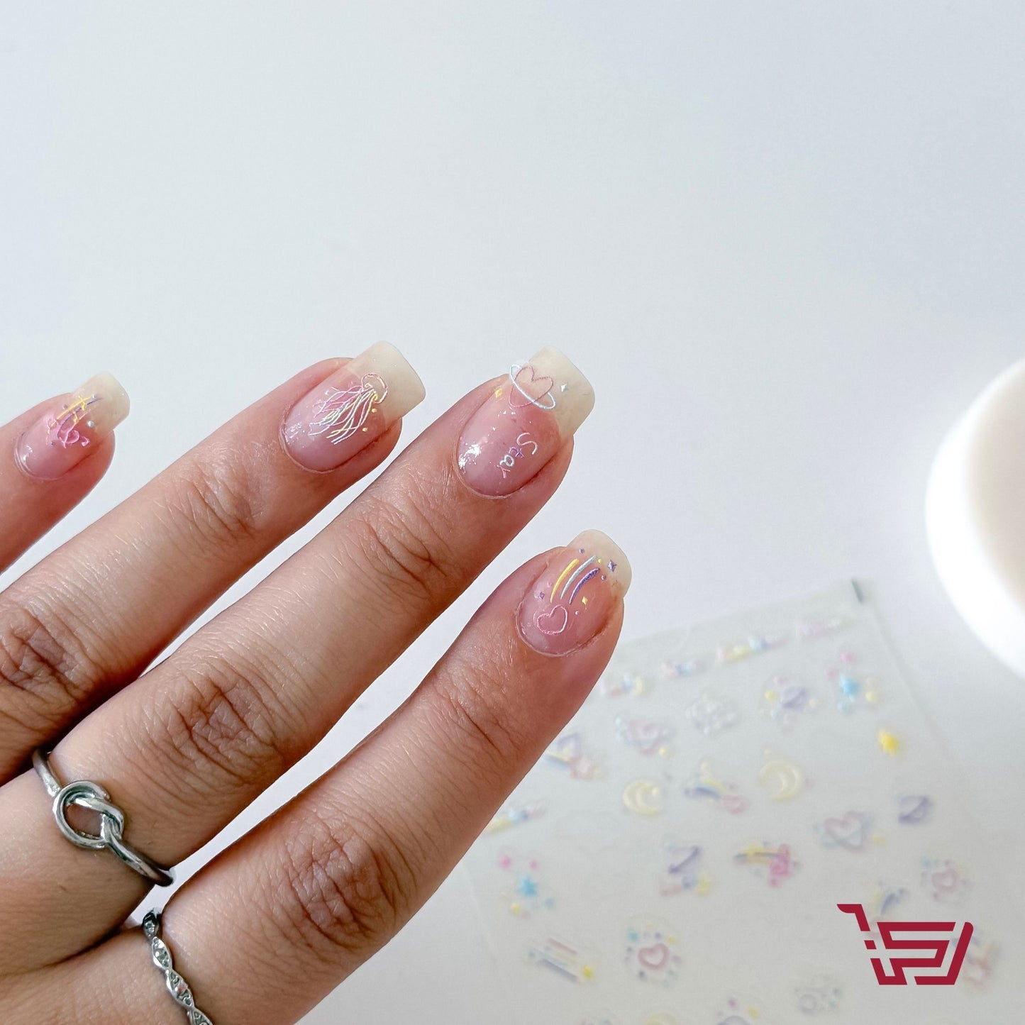 شيت ستكرات اظافر