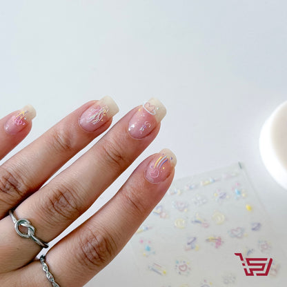 شيت ستكرات اظافر