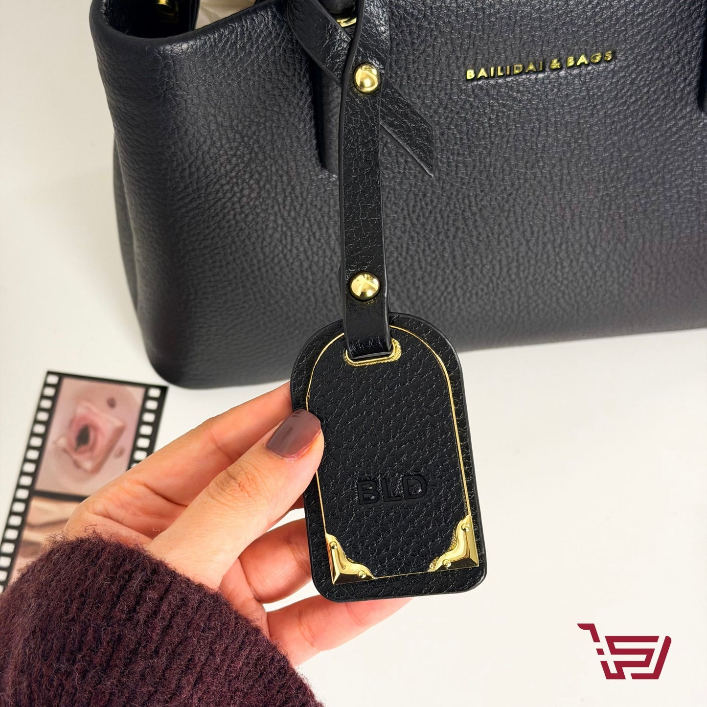 حقيبة يد جلد