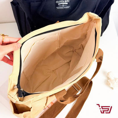 توت باك قماش بجيوب متعددة