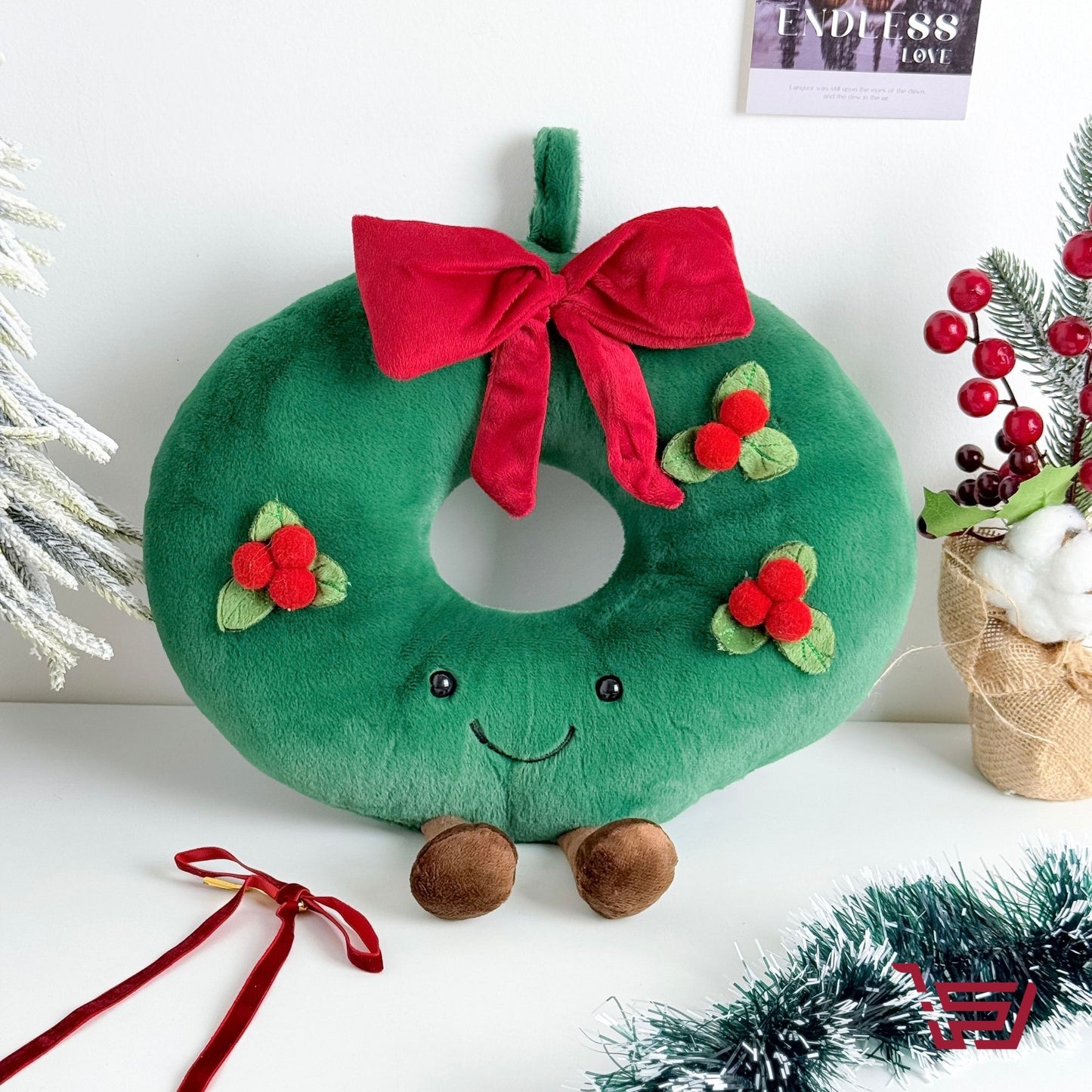 وسادة زينة الكريسمس