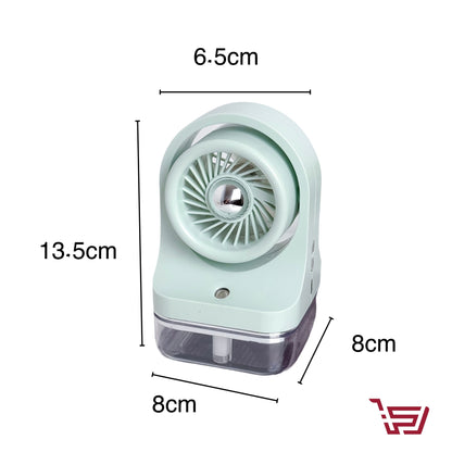 مروحة صغيرة مكتبية مع خزان مياه