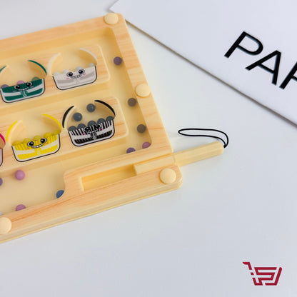 لعبة متاهة الالوان مع قلم مغناطيسي