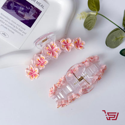 مشبك شعر زهرة الكرز