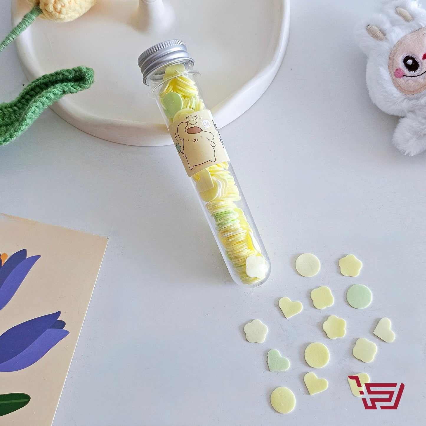 قطع صابون ورقية صغيرة شخصيات سانريو