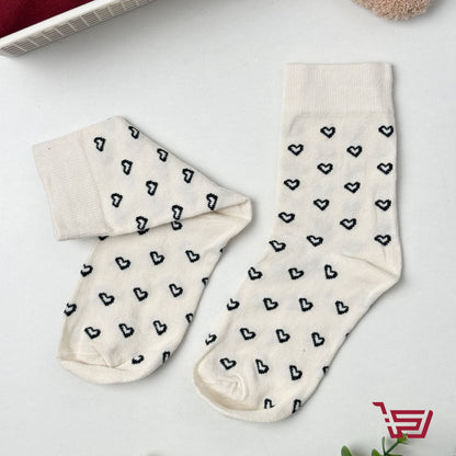 جواريب قطنية بطبعات مختلفة