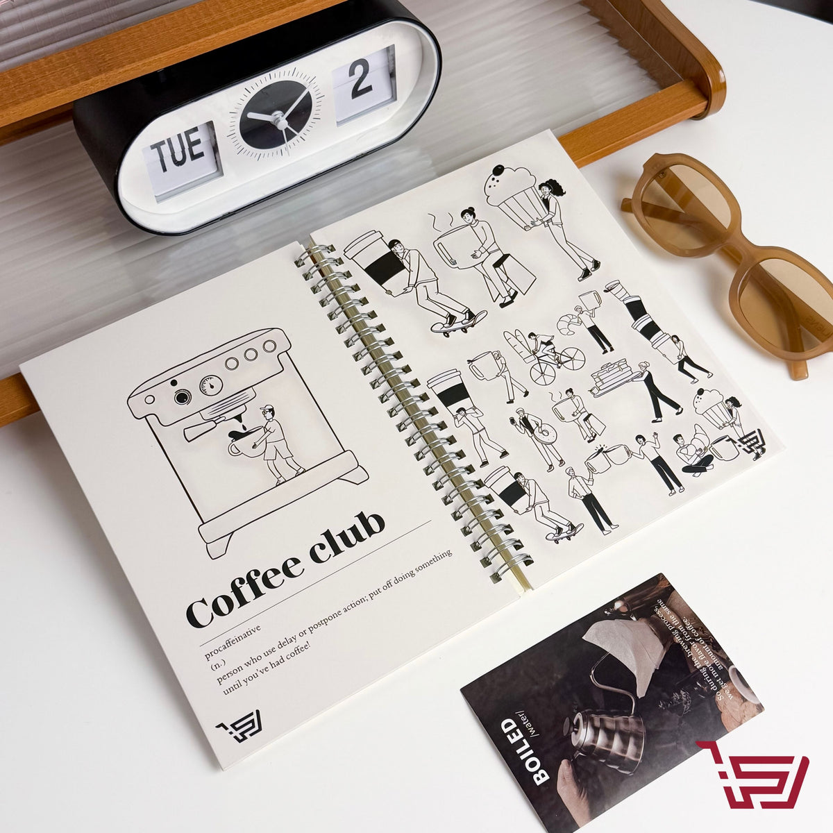 A5 coffee club دفتر