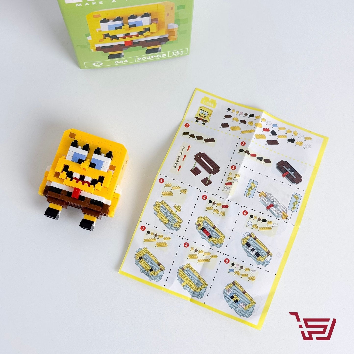 ليغو مكعبات بناء شخصيات كارتونية صغير